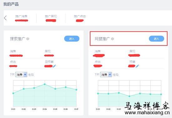 单击网盟推广模块的进入按钮 如何搭建百度网盟账户结构