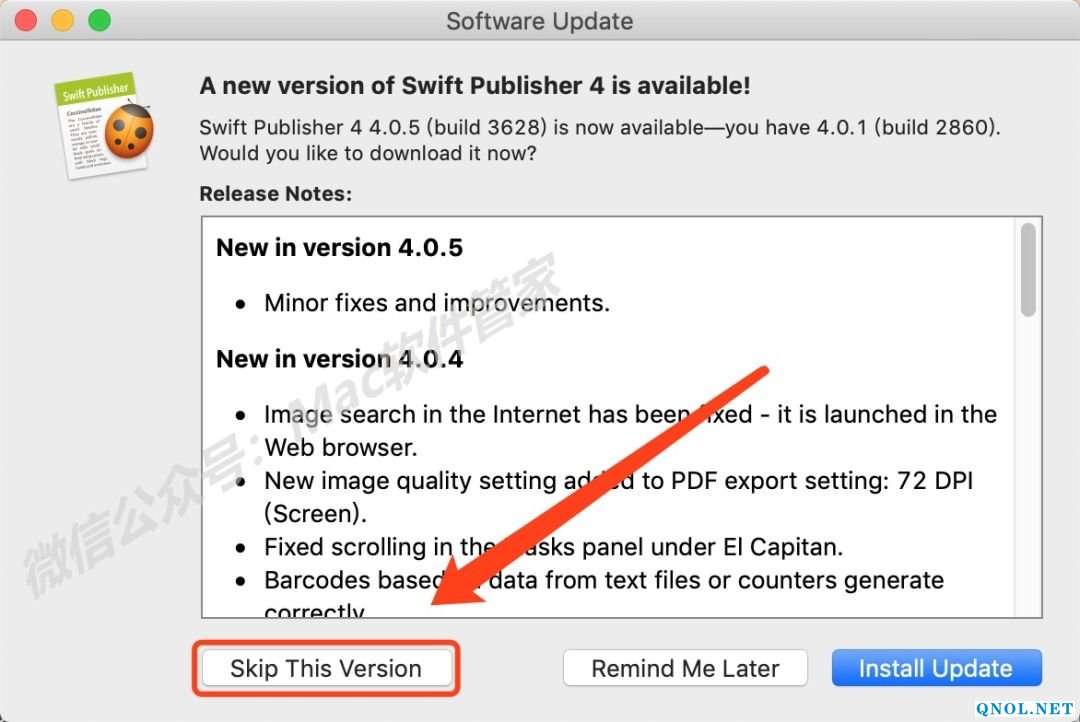 15Z11203CW30-A4O Swift Publisher 4.0.1安装教程